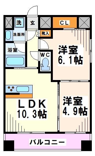 ズーム府中 間取り