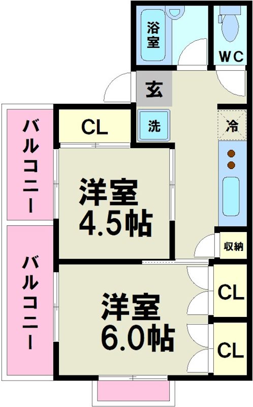 トップヒルズ上原 間取り図