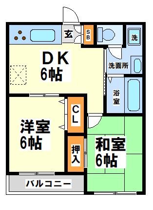 キャピタルコート 間取り図