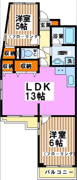 ＨＯＮＡＮガーデンヒルズ  間取り図