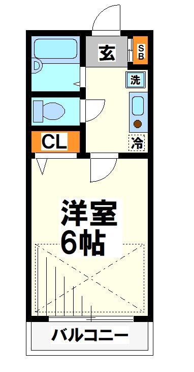 コンコース飛田給  間取り