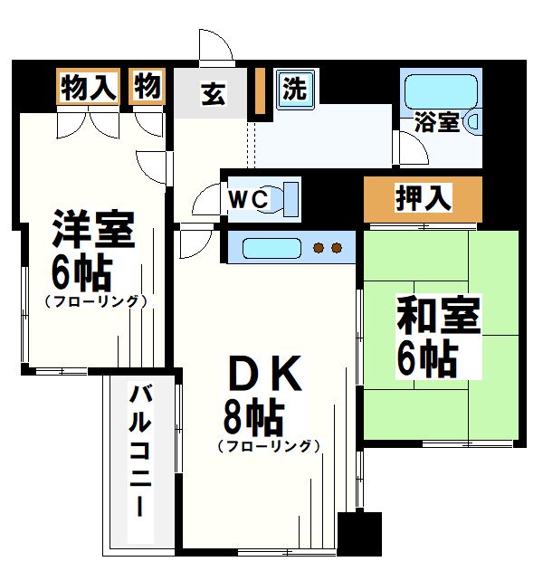 アネックス調布 間取り図