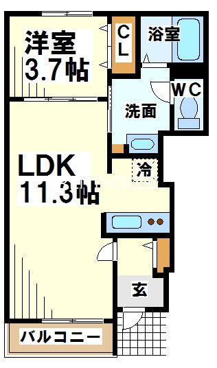 コーラルガーデン   間取り図