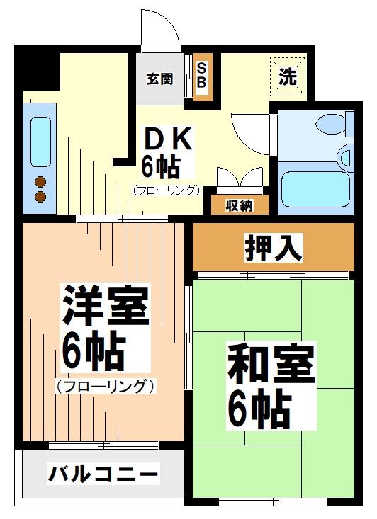 エクラン北沢  間取り