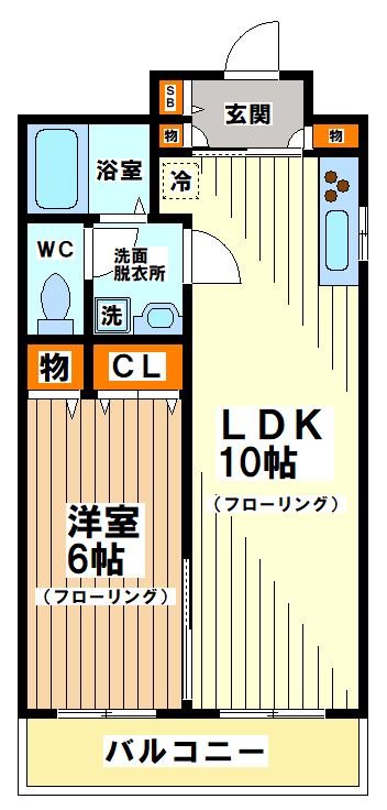 リッツ幡ヶ谷 間取り