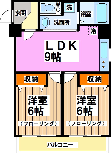 ハイツ笹塚 間取り図