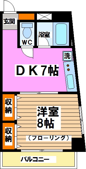 ハイツ笹塚 間取り図