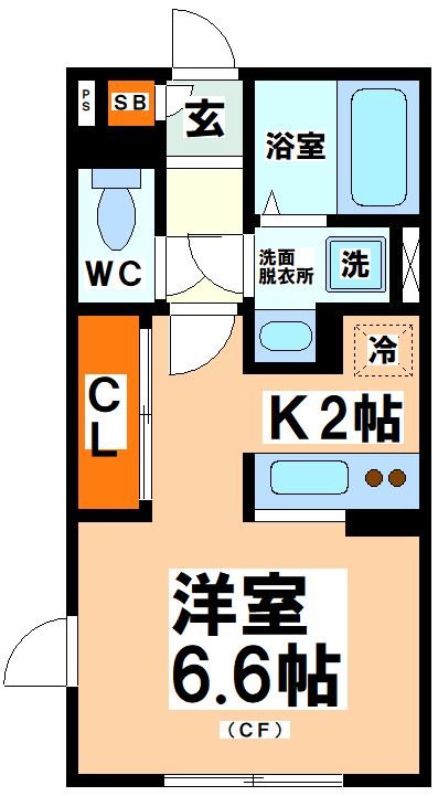 ハイツ曙  間取り図