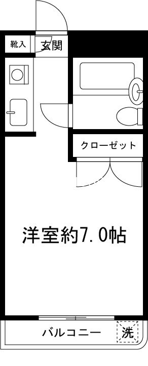 ホープ国領 間取り図