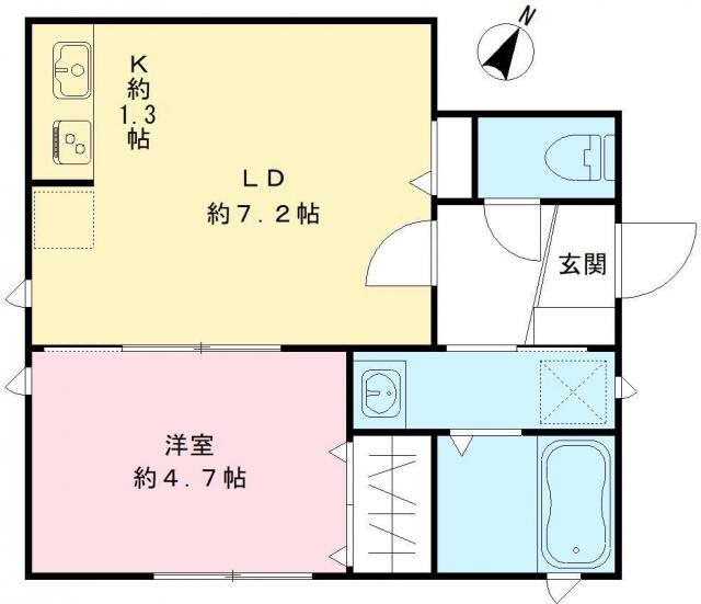 ユアメゾン杉並区和泉 間取り図