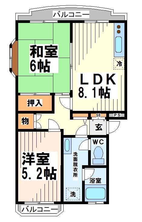 レジデンス八雲台   間取り図