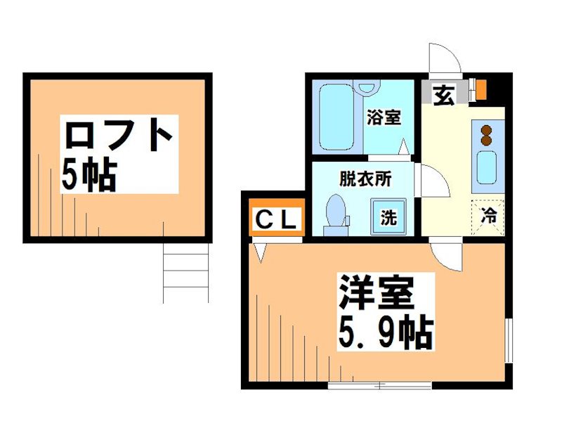 アザーレ・パッシオ京王稲田堤  間取り