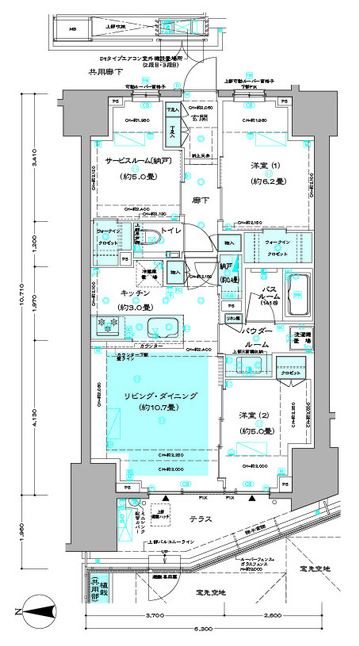 ディームス方南町  間取り