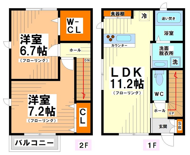 グランメール松原B棟 間取り