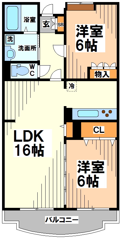 フォレステージ浜田山 間取り図