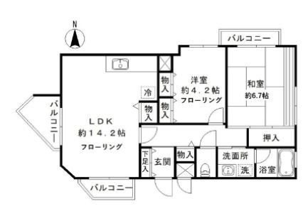 クレスト和泉 間取り