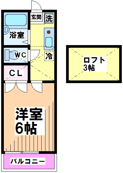 サンハープ浜田山 間取り図