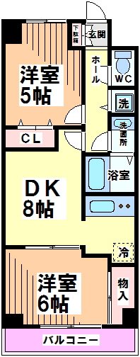 レジデンス浜田山 間取り図