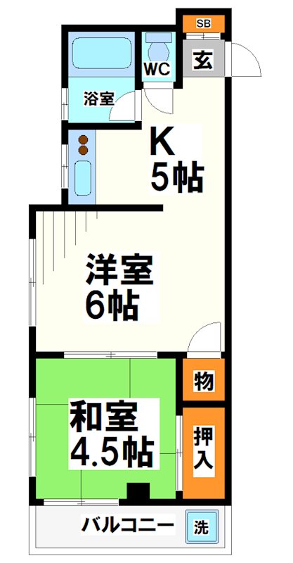 マンションあすなろ 間取り