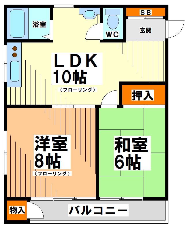 ロアールハイツ 間取り