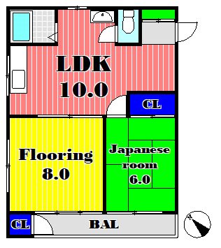 ロアールハイツ 間取り図