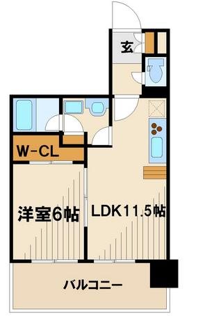 グランドガーラ代田橋 間取り図