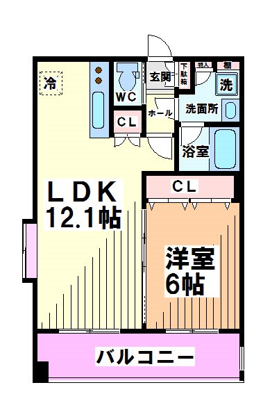 フェニックス代田橋  間取り図