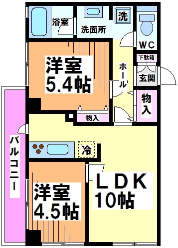 オリエンテ高井戸 間取り