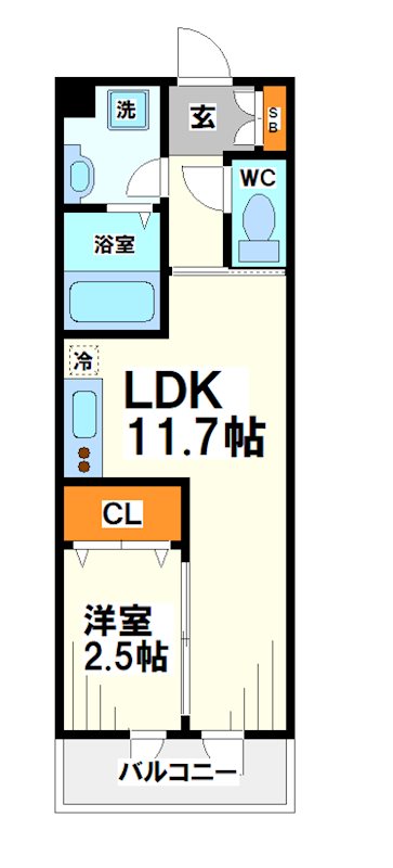 ザ・テラスコート英 間取り図