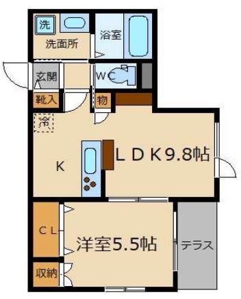 エルミタージュ武蔵野 間取り図