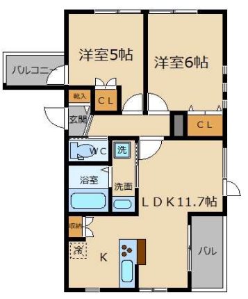 エルミタージュ武蔵野 間取り