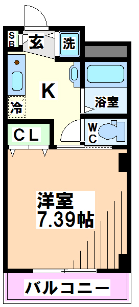 エテルノ明大前  間取り