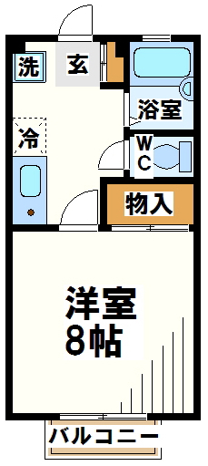 メゾン若葉   間取り