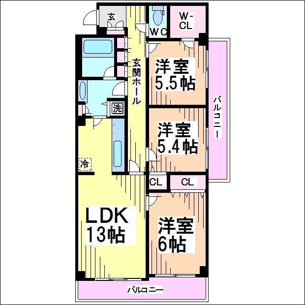 コンフォリア西荻北 間取り