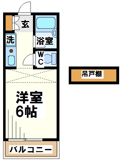 メープル西野川    間取り