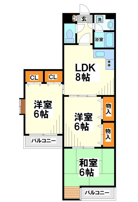 グランドール多摩川【当店限定物件】 間取り図