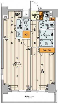 スカイコートパレス明大前 間取り図