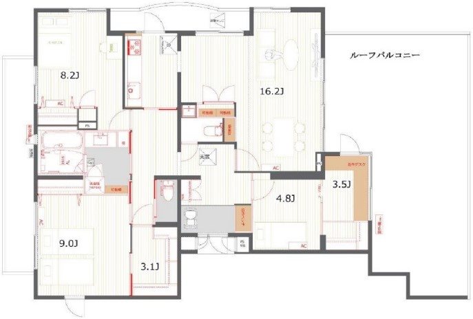 コスモリード笹塚  間取り