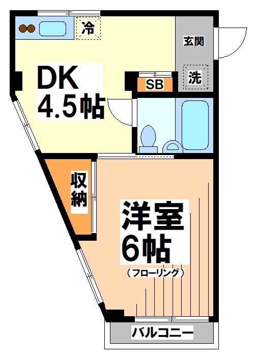 ヘリオス相互378パートⅡ 間取り