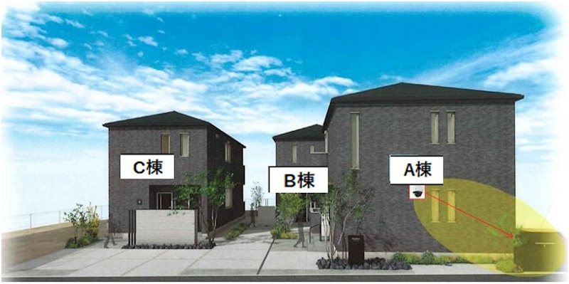 （仮称）鈴木様邸新築テラスハウス A棟 -弊社管理物件-  外観