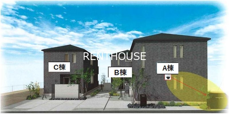 鈴木様邸B棟　弊社管理物件 ベランダ