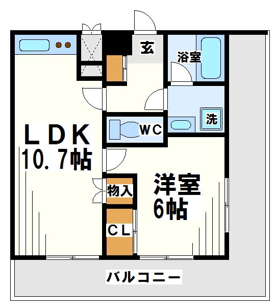 エクレール調布  間取り図