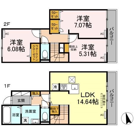 グラナーデ高井戸東 間取り