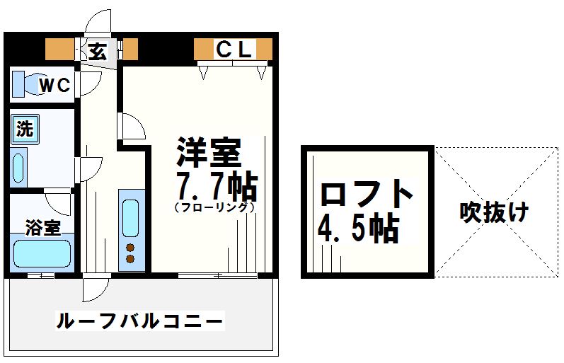 レディアス調布国領 間取り図