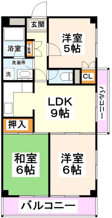 ヴェールメゾン府中 間取り