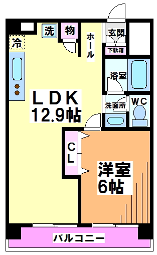 ソーワ梅丘マンション 間取り