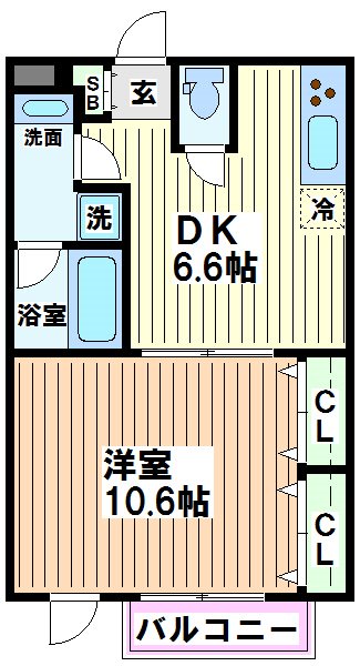 グラントレゾール明大前  間取り