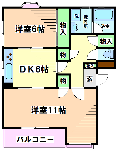 ウッドビュー上北沢 間取り