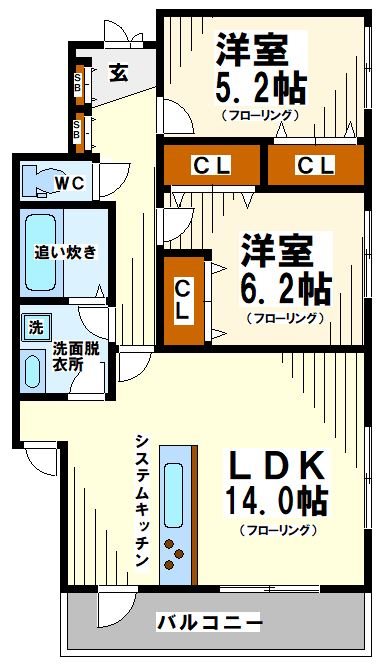 レーベンハイム -フルリノベーション物件- 間取り