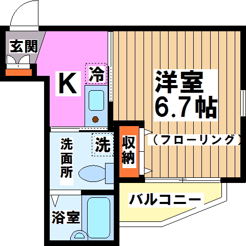 グルワール代田橋  間取り